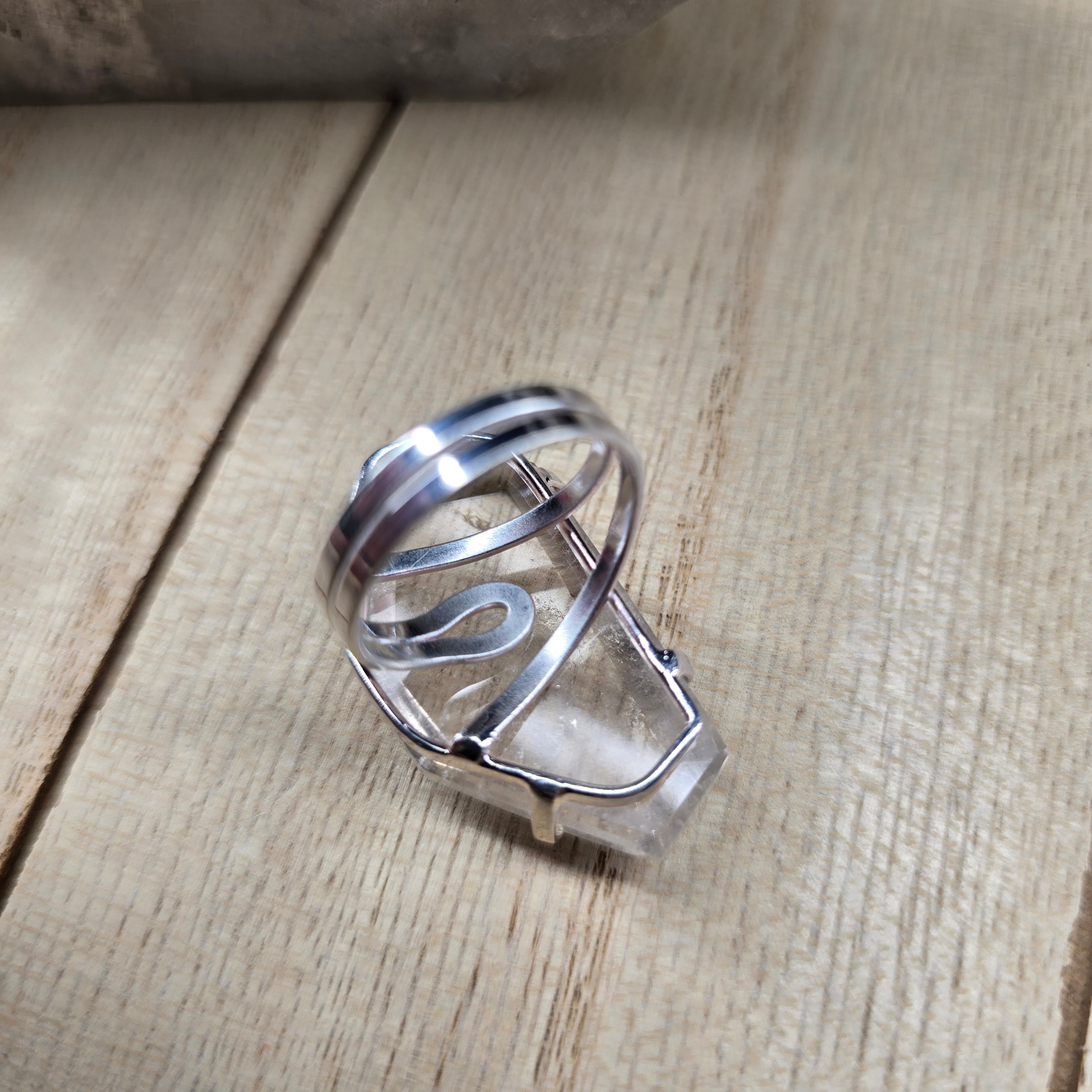 Silver or Gold Plated Crystal Rings From Brazil