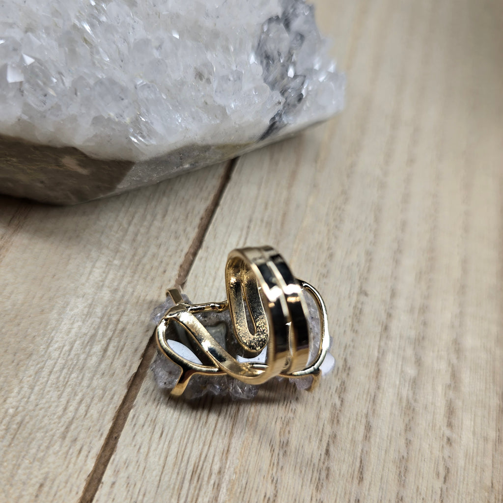 Silver or Gold Plated Crystal Rings From Brazil