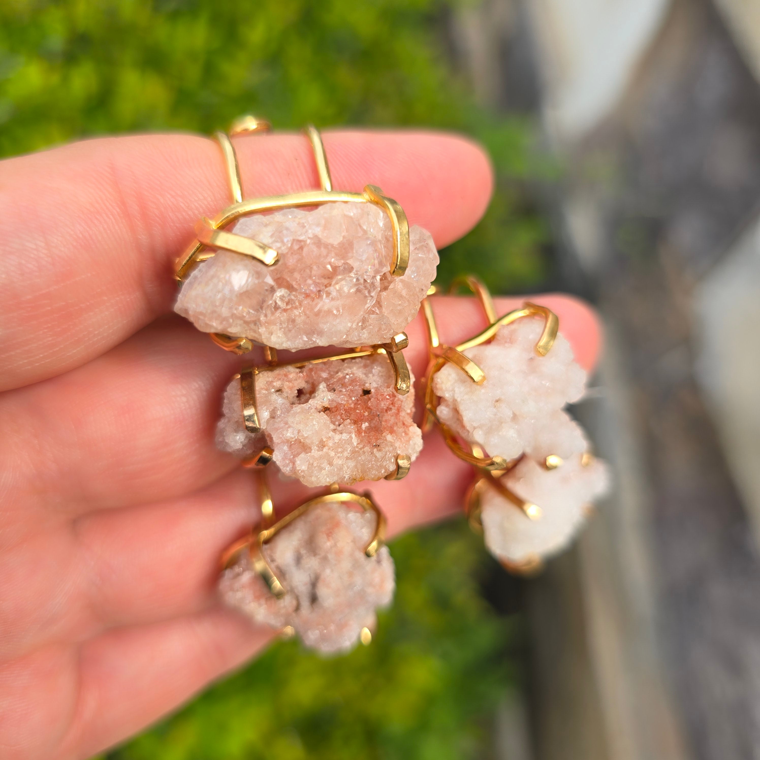 Pink Amethyst Rings