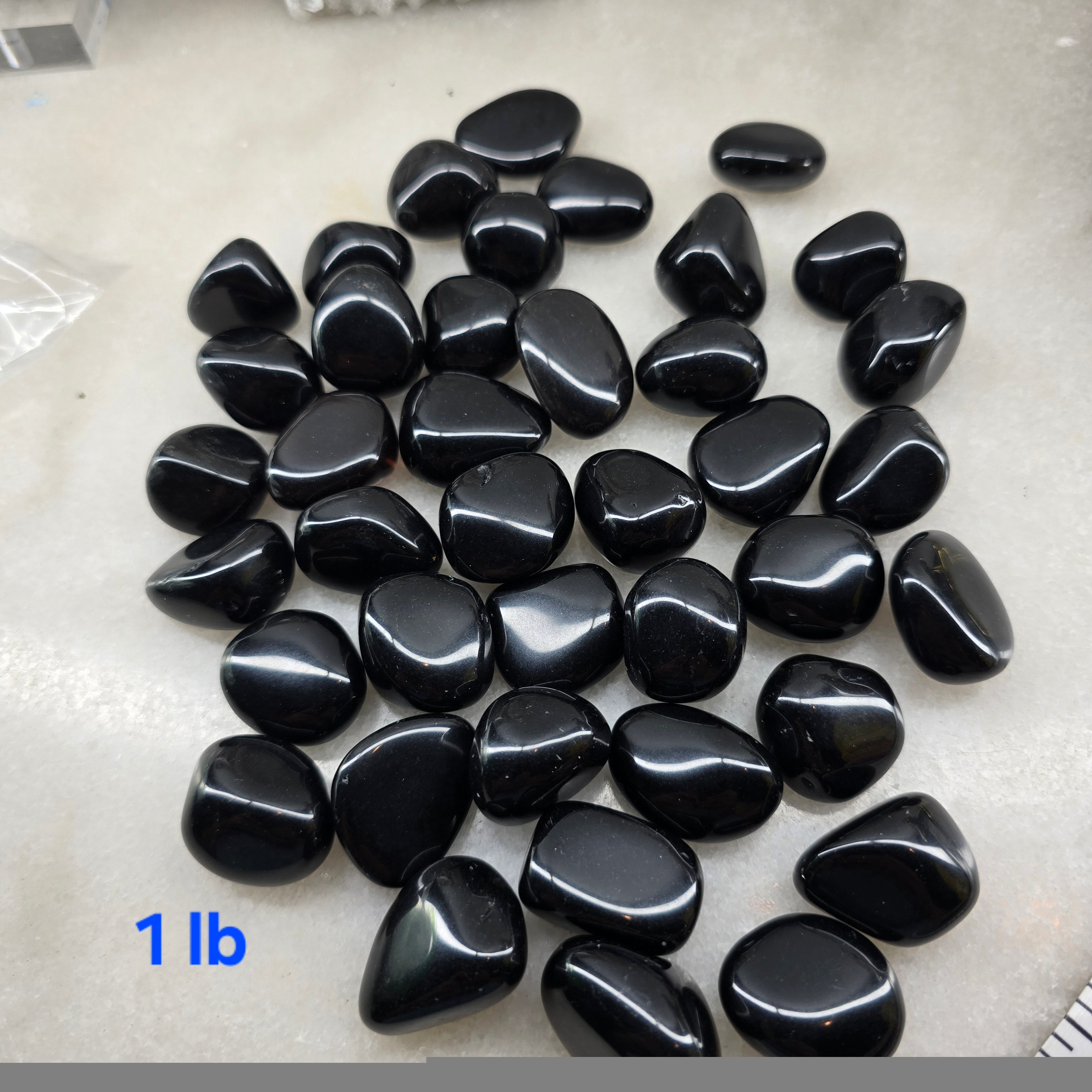 Black Obsidian Tumbles