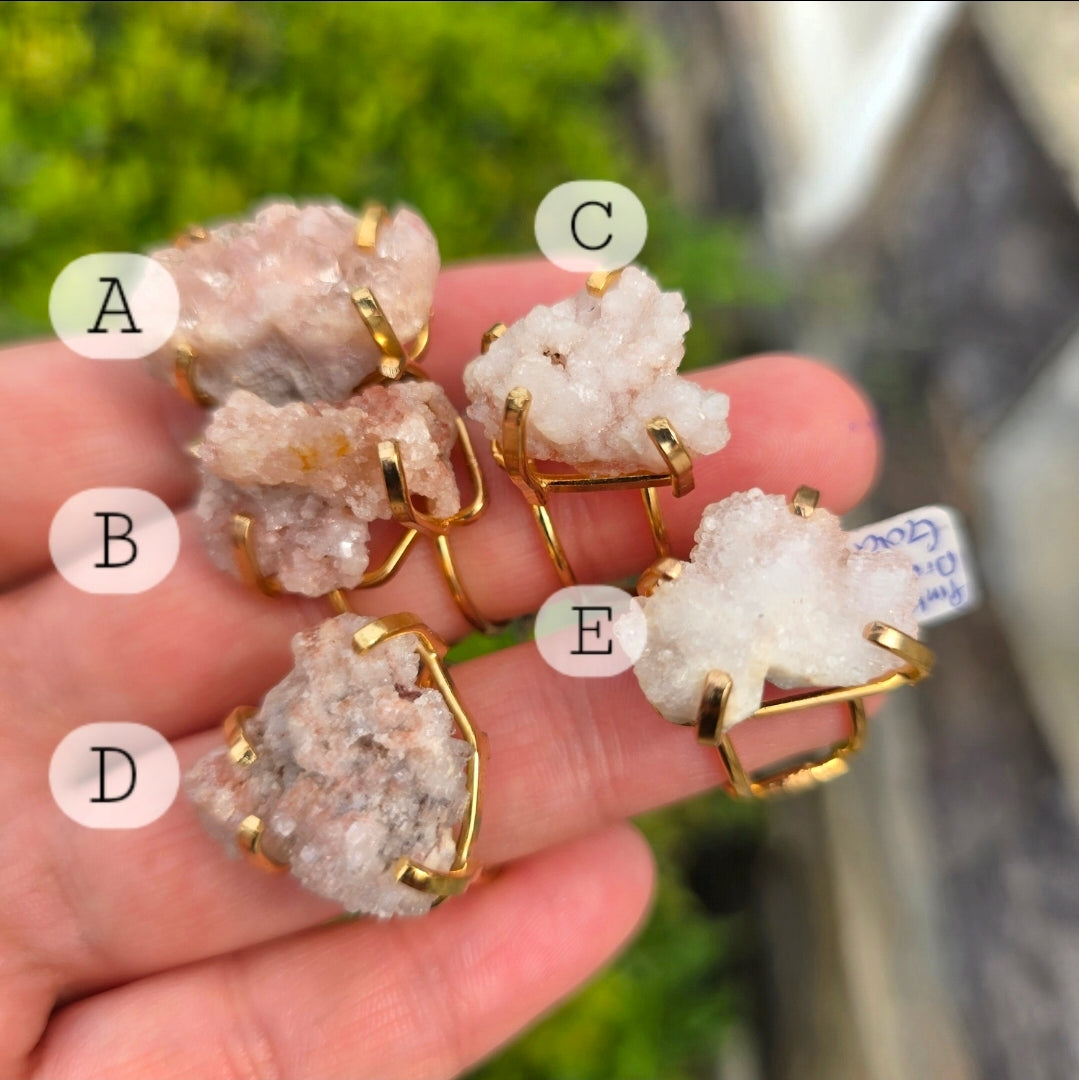 Pink Amethyst Rings