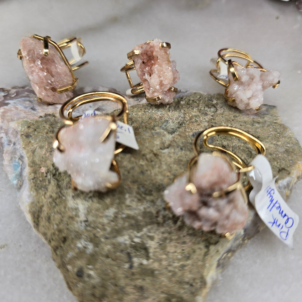 Pink Amethyst Rings