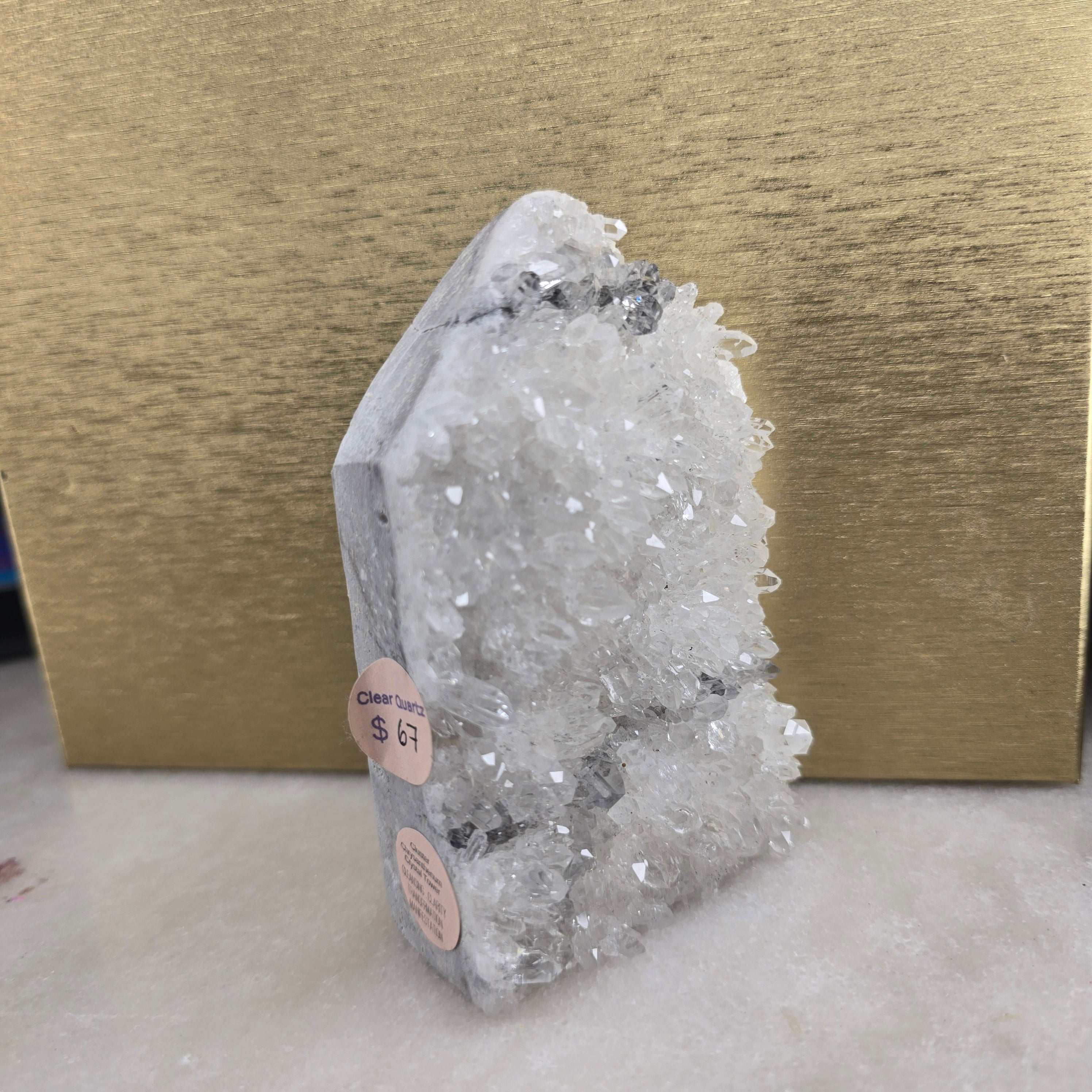 Cluster Chrysanthenum Crystal Tower