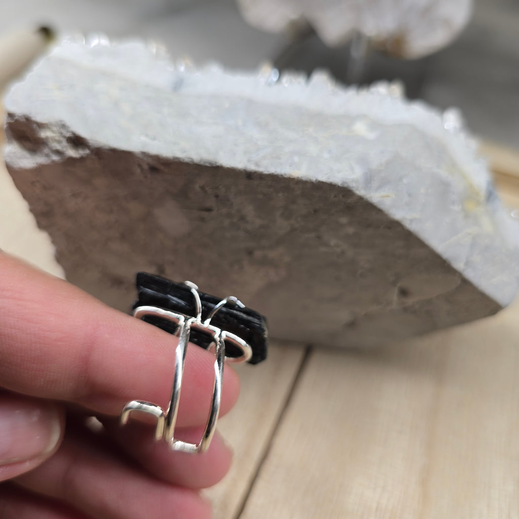 Silver or Gold Plated Crystal Rings From Brazil